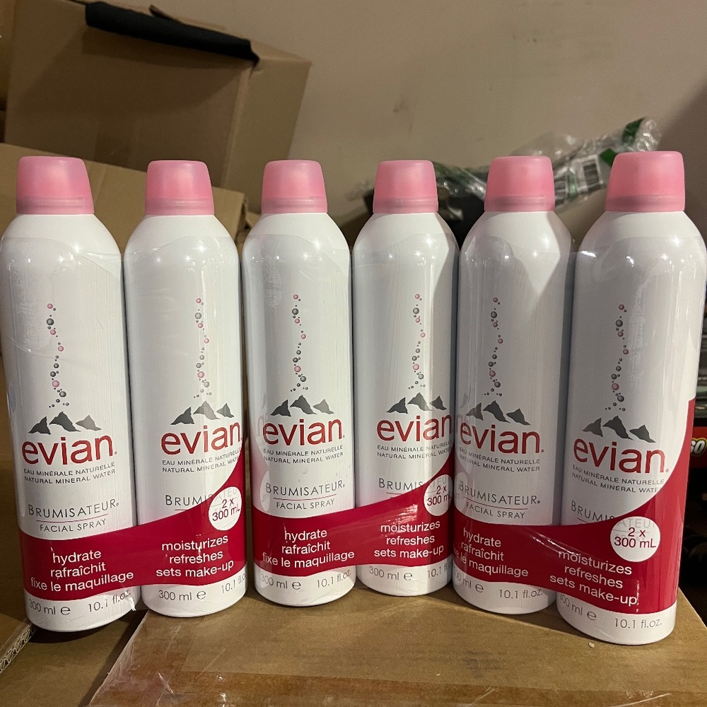 Evian facial spray 10.1 ounces - pack of 6